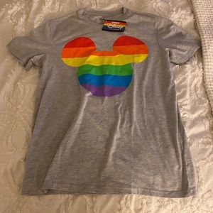 Disney rainbow shirt!